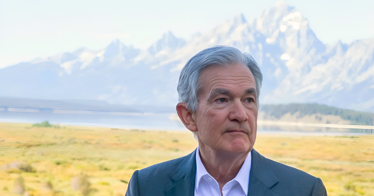 Federal Reserve Chair Jerome Powell's during a break at the Jackson Hole Economic Symposium in Wyoming on August 25, 2023.
Image Source: Associated Press