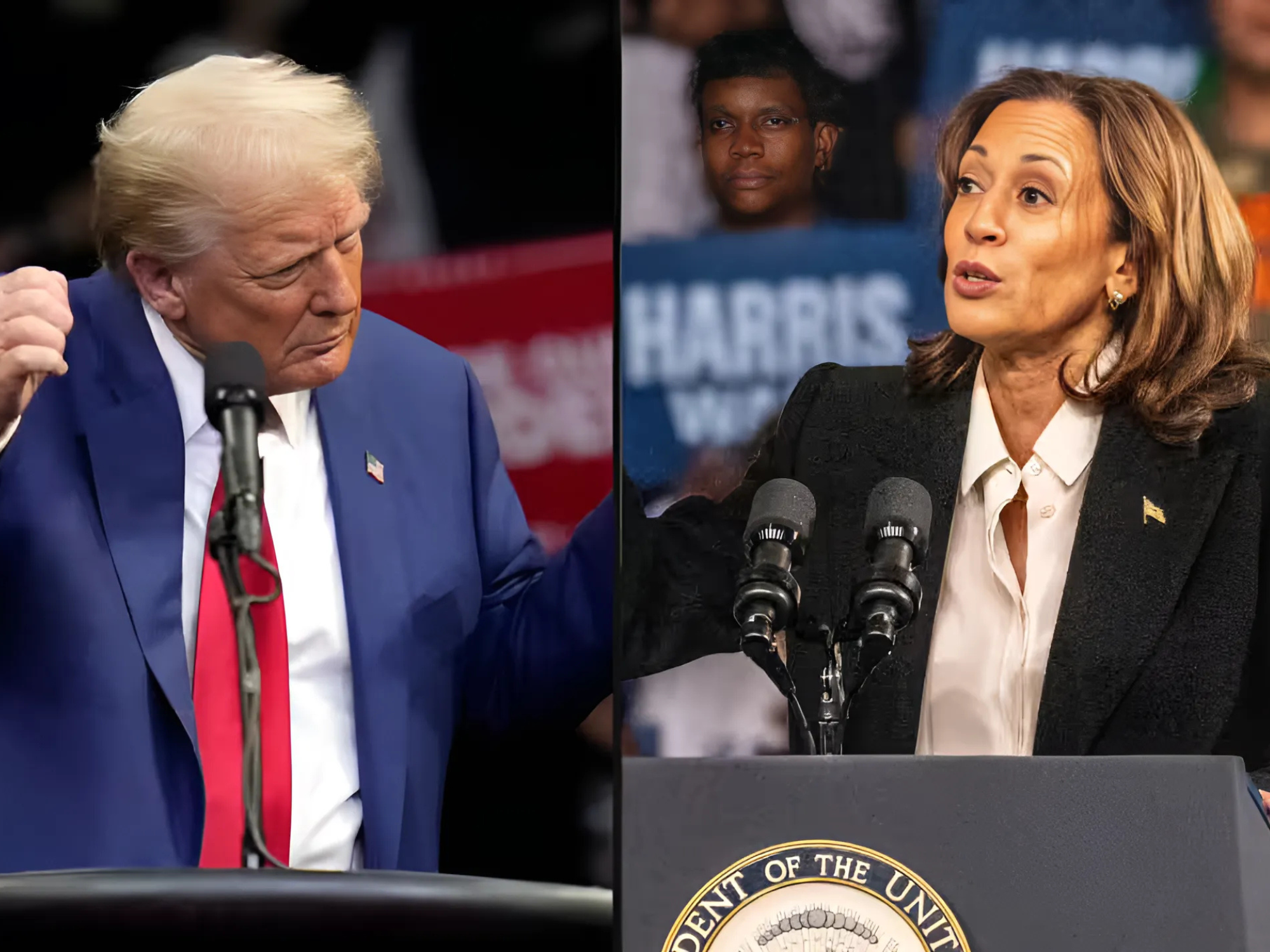 The looming U.S. election, featuring a tight race between Donald Trump and Kamala Harris, is adding pressure on bond markets.
Image Source: SBS News